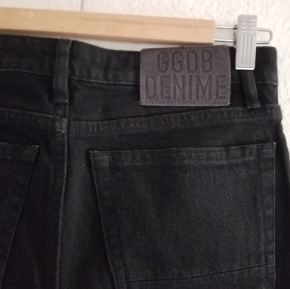 Golden Goose Funny Cropped Flare Black Jeans 27 - Picture 4 of 6